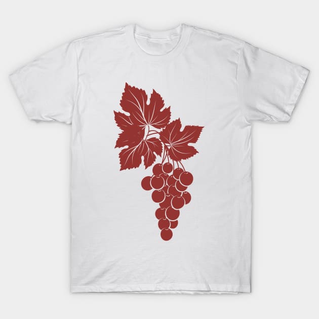 Wine Grapes T-Shirt by SWON Design